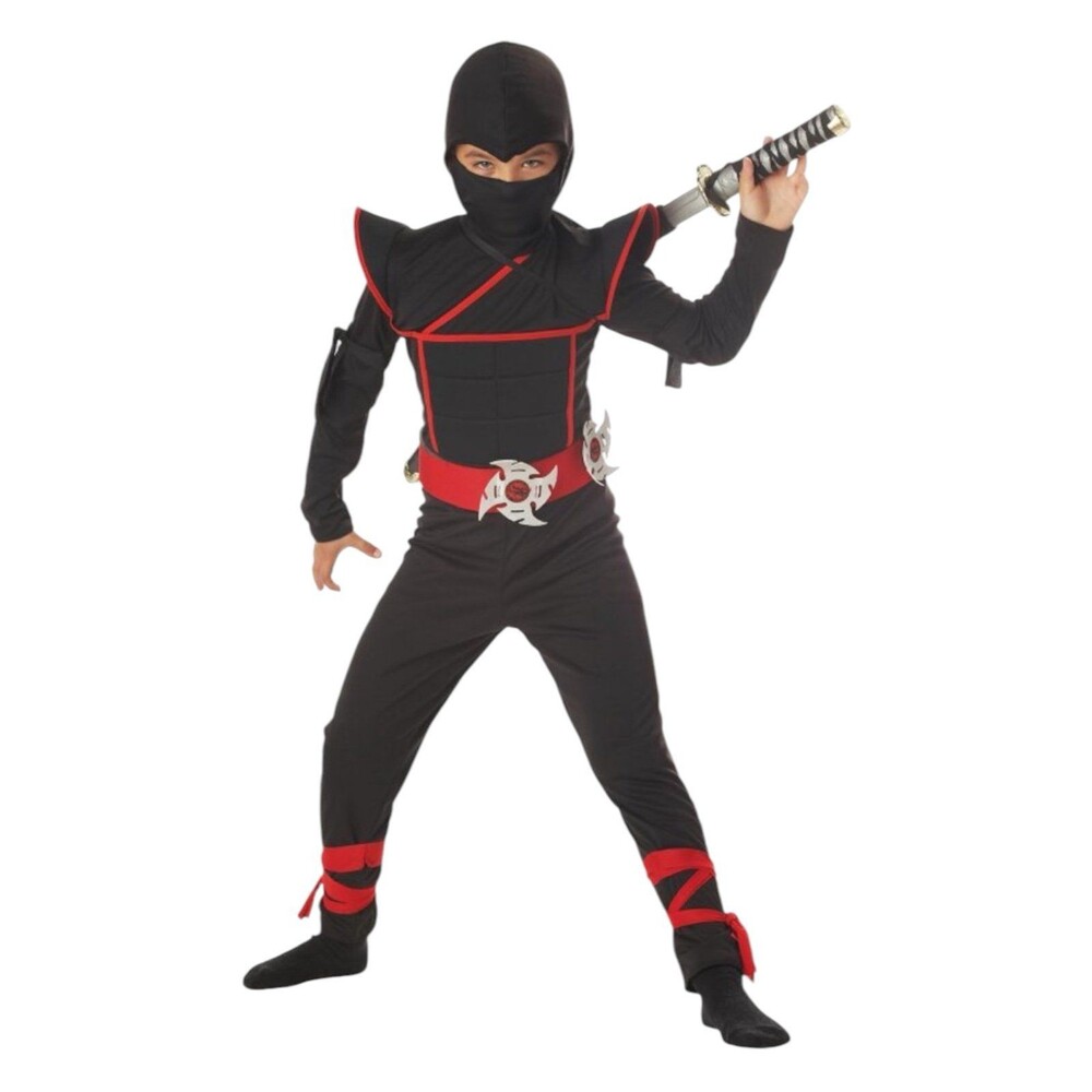Kids Ninja Costume Size L (10-12)